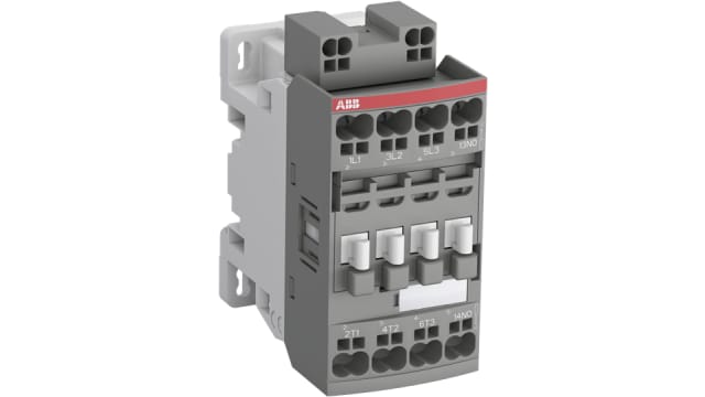 ABB 1SBL15 Contactor, 48/130 V Coil, 3-Pole, 28 A, 5.5 kW 48 to 130 V, 3 NO/1 NC, 690V | 1SBL157005R1201