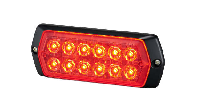Patlite 2M1 Series Red Multiple Effect Warning Light, 12 → 24 V, Indoor/Outdoor, LED Bulb, IP68 | LPT-2M1-R