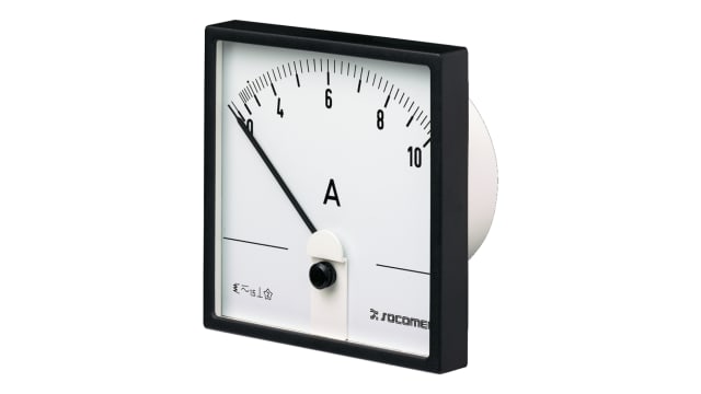 Socomec 192D Analogue Panel Ammeter 5 A AC, 72 mm x 72 mm | 192D3300