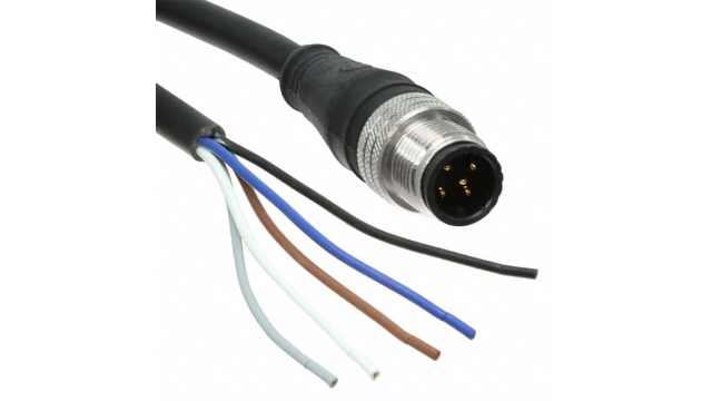 Brad from Molex Male 5 way Straight to Male Unterminated Sensor Actuator Cable, 1 m | 1200062799
