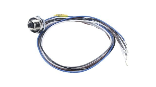 Brad from Molex Female 5 way Straight to Female Unterminated Sensor Actuator Cable, 1 m | 1200700246