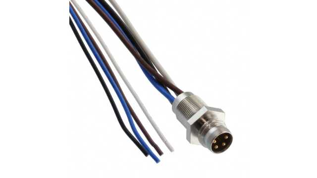 Brad from Molex Male 5 way Straight to Male Unterminated Sensor Actuator Cable, 200 mm | 1200905074