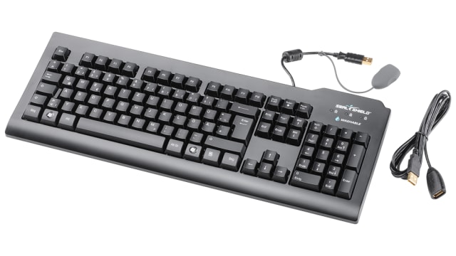 Siemens 6AV68810AU140AA0 Wired USB 2.0 Standard Keyboard, QWERTZ (German), Black | 6AV68810AU140AA0