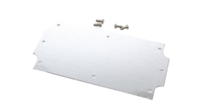 Hammond Steel Grey Mounting Plate, 90 mm W, 160 mm L for Use with K2 Enclosures | 1554JPL