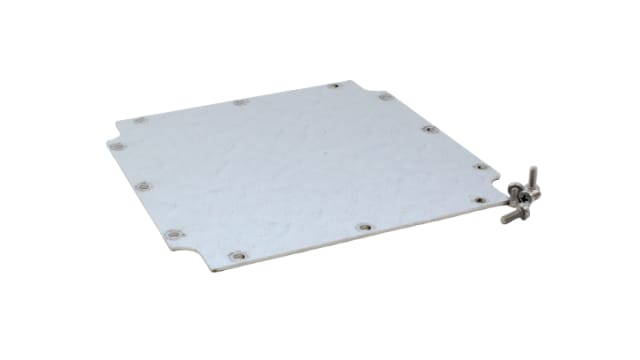 Hammond Steel Mounting Plate, 140 mm W, 140 mm L for Use with 1554 & 1555 Q & Q2 Enclosures | 1554QPL