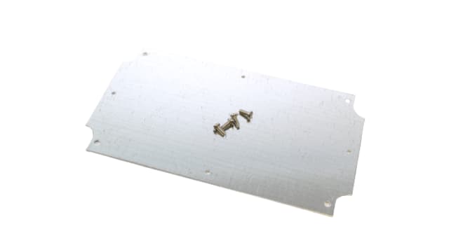 Hammond Steel Grey Mounting Plate, 120 mm W, 200 mm L for Use with 1554 & 1555 U & U2 Enclosures | 1554UPL