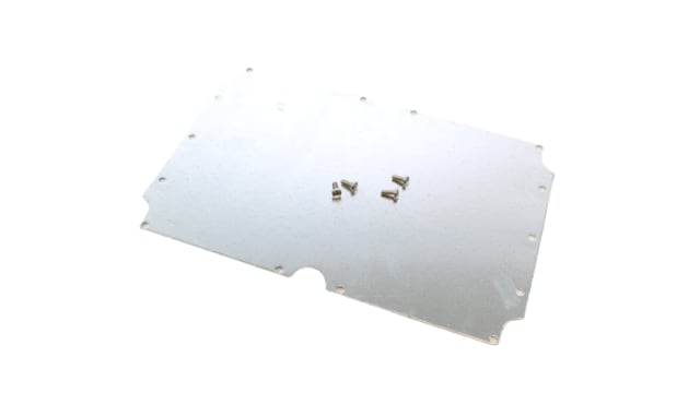 Hammond Steel Grey Mounting Plate, 160 mm W, 240 mm L for Use with VB2 Enclosures | 1554VAPL