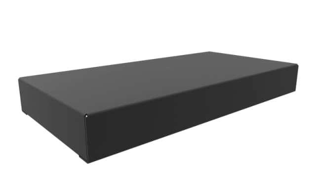 Hammond Steel Enclosure Chassis, 8 in H, 8 in W, 101.6 mm L For Use With Enclosures | 1441-9BK3