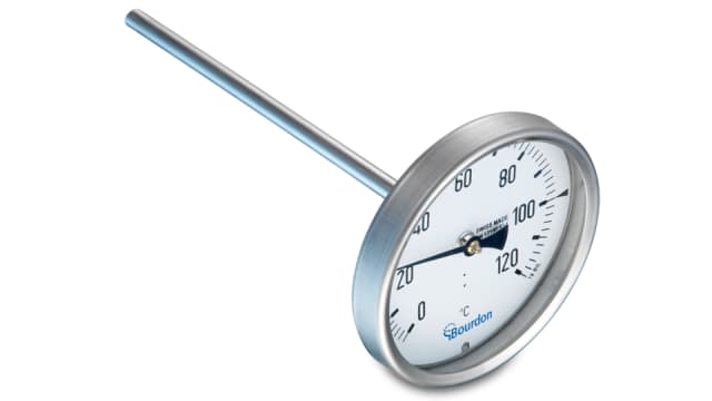 Bourdon Dial Thermometer 250 °C, TBI100-254.144.14T | TBI100-254.144.14T