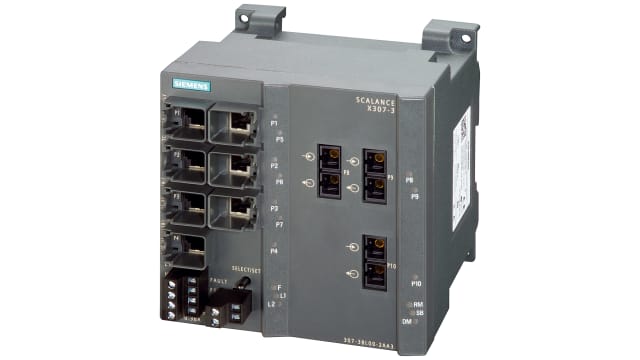 Siemens Managed 10 Port Ethernet Switch | 6GK5307-3BL10-2AA3