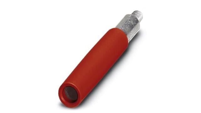 Phoenix Contact Red Female Test Connector Adapter With Brass contacts | 3026719