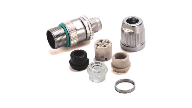 Allen Bradley Ethernet Connector Male, Cable, Cat5e, Shielded Shield Straight 4 Port | 1585D-M4DC-SH