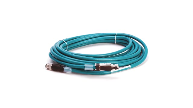 Allen Bradley 1585D, 5 m Cat5e Ethernet Cable, Green Polyvinyl Chloride Sheath, Foil | 1585D-M4HBJM-5
