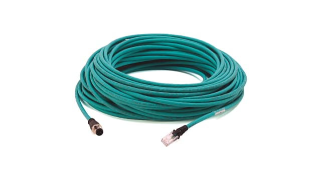 Allen Bradley 1585D, 30 m Cat5e Ethernet Cable, Green Thermoplastic Elastomer Sheath, Unshielded | 1585D-M4TBJM-30