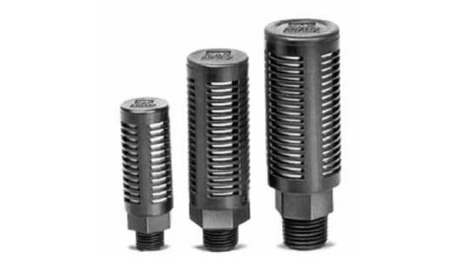 SMC Threaded Polybutylene Terephthalate Pneumatic Silencer 10 bar One-Touch Fitting | AN402-04