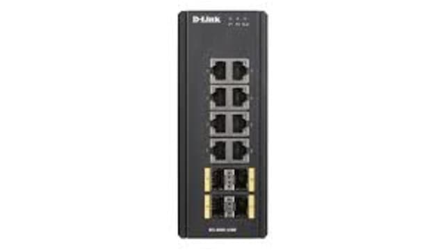 D-Link 12-Port Industrial Gigabit Managed Switch, Managed 12 Port Managed Switch | DIS-300G-12SW