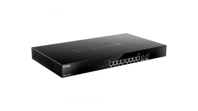 D-Link 10-Port Multi-Gigabit PoE Smart Managed Switch, Smart 10 Port Managed Switch With PoE | DMS-1100-10TP