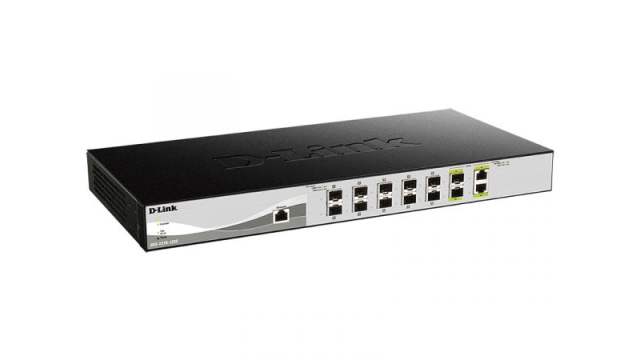 D-Link 12-Port 10G Multi-Gigabit Smart Managed SFP+ Switch, Smart 12 Port Managed Switch | DXS-1210-12SC