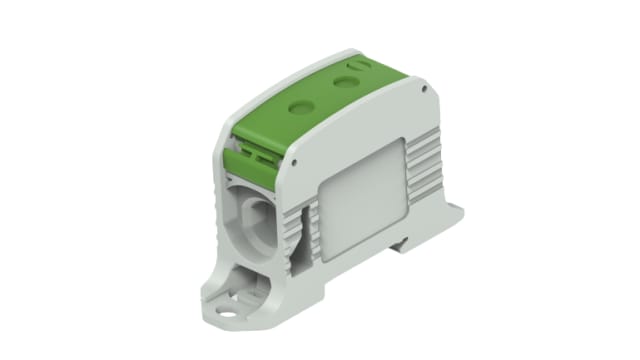 Entrelec 1SNF526031R0000 1SNF Series Terminal Block Grey, Green, 2-Level, Cable | 1SNF526031R0000