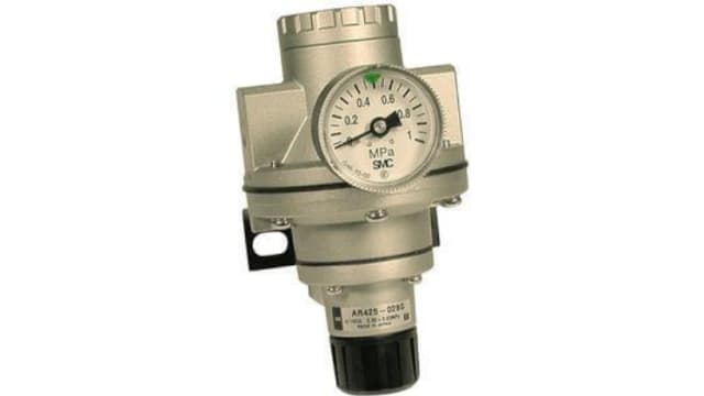 SMC 1/4 to 2 Regulator - 10 bar, 1/4 in 5 L/min AR425-935 | AR825-14