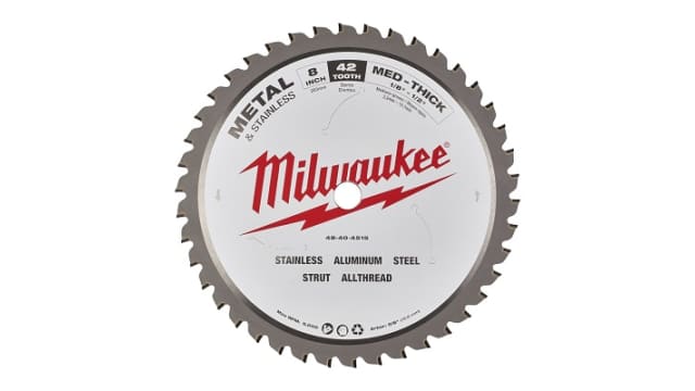 Milwaukee 42 Teeth Per Inch Angle Iron and Steel Channel, Pipe, Steel, Steel Panels 1 203 mm | 48404515