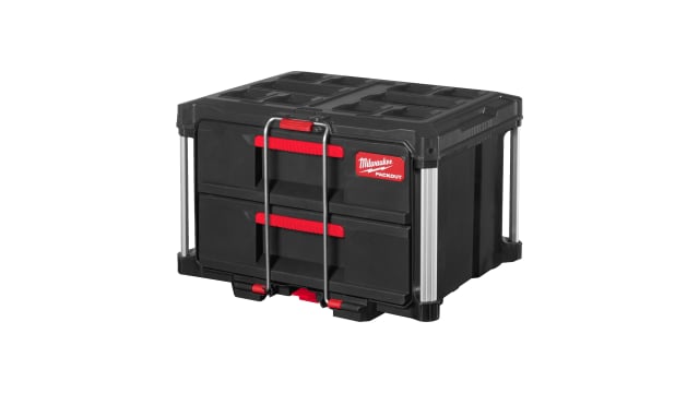 Milwaukee 2 Drawer Polymer Tool Box 360 mm 560 mm 410 mm | 4932472129