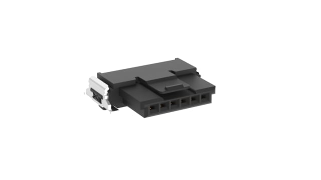 ERNI SMC Series Right Angle Surface PCB Socket, 6-Contact, 1 Row, 1.27 mm Pitch Solder | 384804