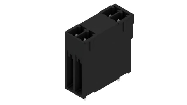 Weidmüller, SCD-THR Male PCB Header,  3.81 mm Pitch,  4 Way,  2 Row 90° | 1030950000