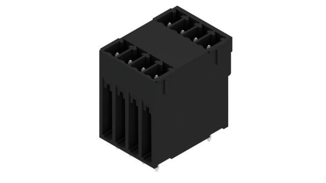 Weidmüller, SCD-THR Male PCB Header,  3.81 mm Pitch,  8 Way,  2 Row 90° | 1030970000