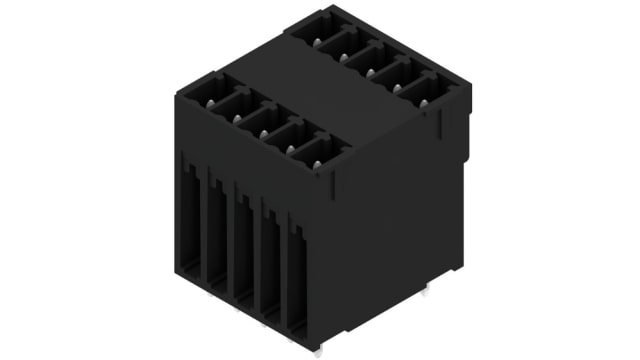 Weidmüller, SCD-THR Male PCB Header,  3.81 mm Pitch,  10 Way,  2 Row 90° | 1030980000