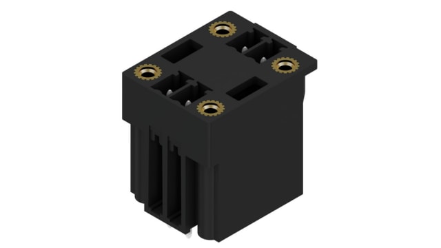 Weidmüller, SCD-THR Male PCB Header,  3.81 mm Pitch,  4 Way,  2 Row 90° | 1031460000