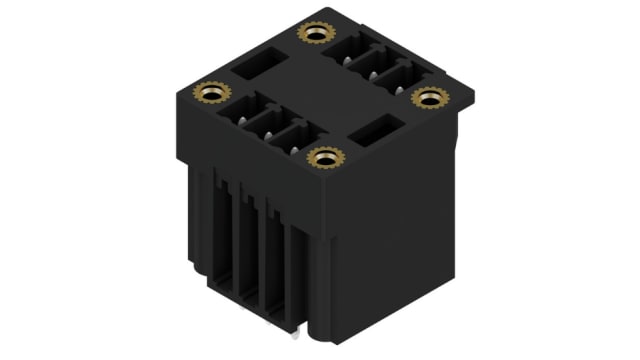 Weidmüller, SCD-THR Male PCB Header,  3.81 mm Pitch,  6 Way,  2 Row 90° | 1031470000