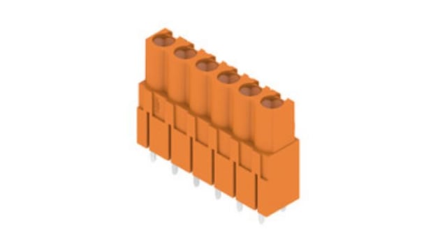 Weidmüller, OMNIMATE Signal Female PCB Header,  5.08 mm Pitch,  6 Way,  1 Row | 1630750000