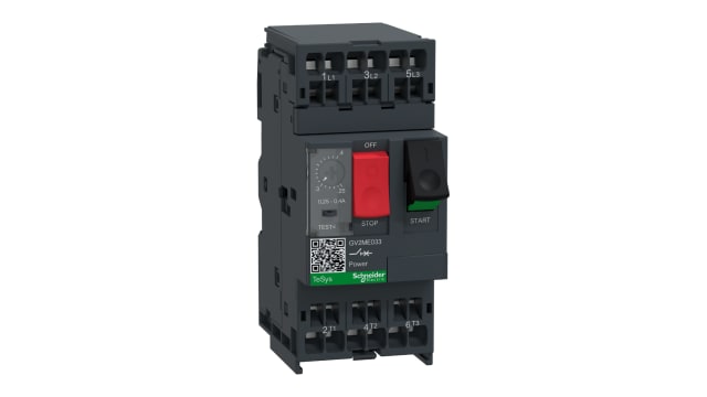 Schneider Electric 0.25 → 0.4 A TeSys Motor Protection Circuit Breaker, 690 V | GV2ME033