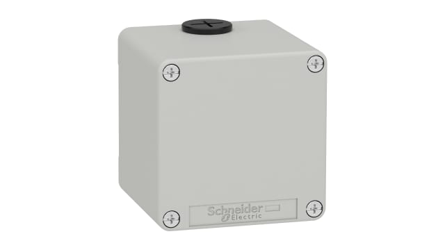 Schneider Electric Grey Die Cast Zinc XAPD Empty Control Station - 0 Hole | XAPD14