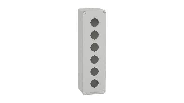 Schneider Electric Grey Die Cast Aluminium XAPD Empty Control Station - 6 Hole 30 mm Diameter | XAPD5606