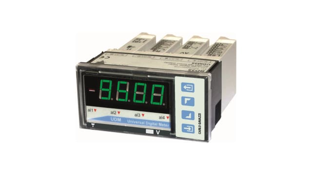 Carlo Gavazzi LED Indicator Digital Panel Multifunction Meter for Display Facade,  14.2 mm  x | BD40