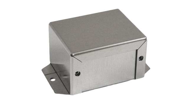 Hammond 1411 Series Grey, Black Steel, Aluminium Enclosure Flanged 1.6 in, 2.7 in, 2.2 in | 1411BU