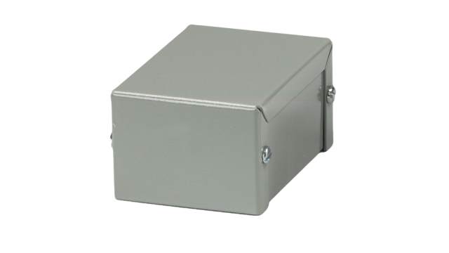 Hammond 1411 Series Grey, Black Steel, Aluminium Enclosure Flanged 1.6 in, 4 in, 2.2 in | 1411FBGU