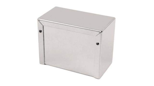 Hammond 1411 Series Grey, Black Steel, Aluminium Enclosure Flanged 2.2 in, 4 in, 2.2 in | 1411HU