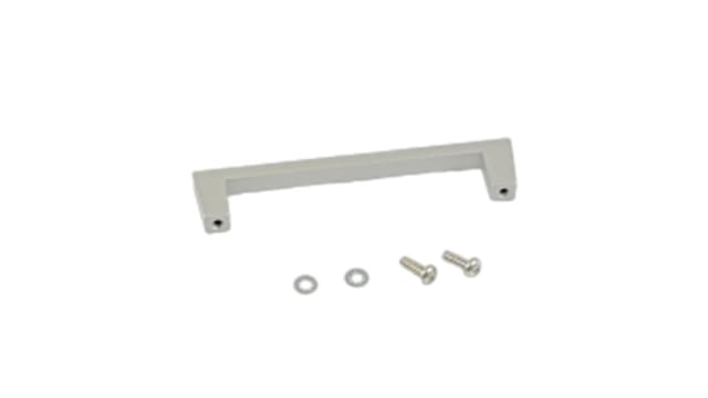 Hammond Fluorescent Transparent Aluminium Drawer Handle 10 mm Height, 25 mm Width, 112 mm Length | 1427C4A