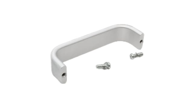Hammond Fluorescent Transparent Aluminium Drawer Handle 107 mm Height, 22 mm Width, 33 mm Length | 1427C5