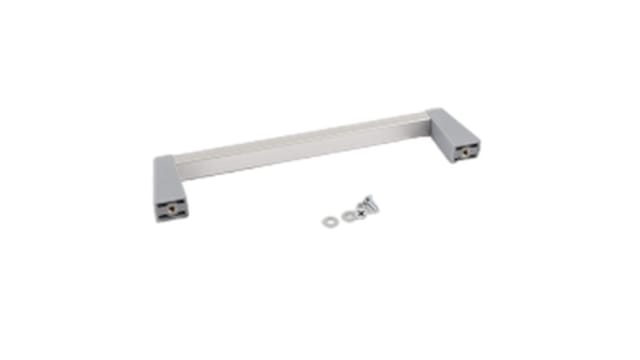Hammond Fluorescent Black Aluminium, Plastic Drawer Handle 14 mm Height, 12 mm Width, 197 mm Length | 1427LGC