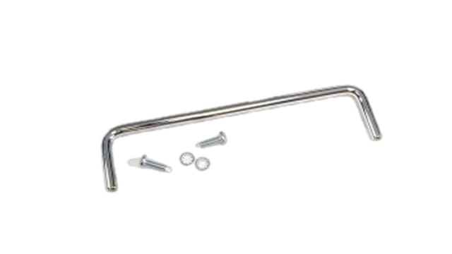 Hammond Chrome Steel Drawer Handle 30 mm Height, 144 mm Width, 9 mm Length | 1427M