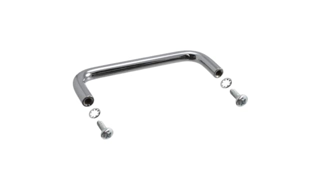 Hammond Chrome Steel Drawer Handle 24 mm Height, 77 mm Width, 6 mm Length | 1427P