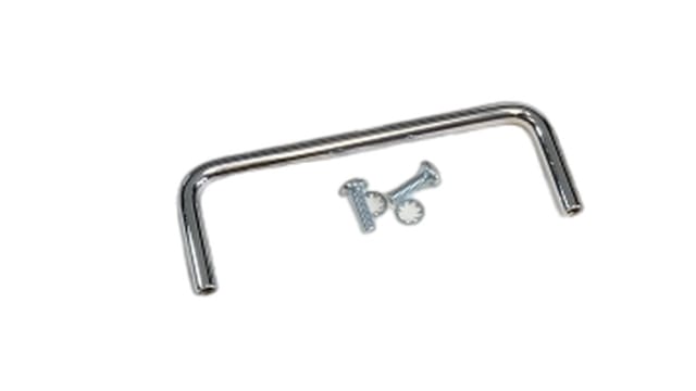 Hammond Chrome Steel Drawer Handle 38 mm Height, 108 mm Width, 6 mm Length | 1427S
