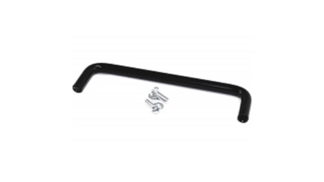 Hammond Black Powder Coated Black Steel Drawer Handle 38 mm Height, 135 mm Width, 8 mm Length | 1427T3BK
