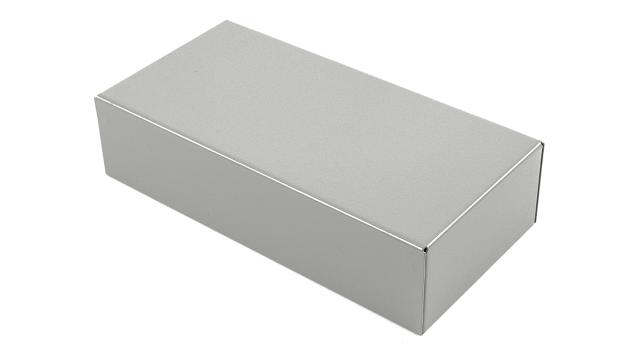 Hammond Steel Enclosure Chassis, 4 in H, 4 in W, 14 in D, 203.2 mm L For Use With 1441 Series | 1441-10