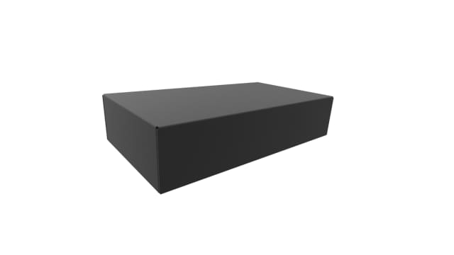 Hammond Steel Enclosure Chassis, 5 in H, 5 in W, 14 mm D, 228.6 mm L For Use With 1441 Series | 1441-14BK3