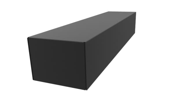 Hammond Steel Enclosure Chassis, 4 in H, 4 in W, 14 in D, 431.8 mm L For Use With 1441 Series | 1441-20BK3